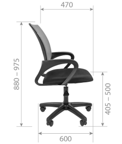 Кресло 696 - Офисные кресла менеджера