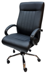 Босс 303 к\з 13.1, хром - Усиленные офисные кресла