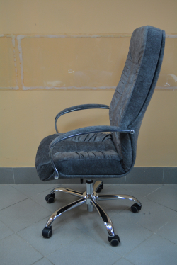Сенатор хром ткань - Усиленные офисные кресла