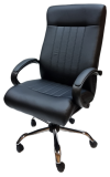 Босс 303 к\з 13.1, хром - Усиленные офисные кресла