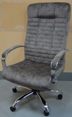 Атлантис хром ткань - Усиленные офисные кресла